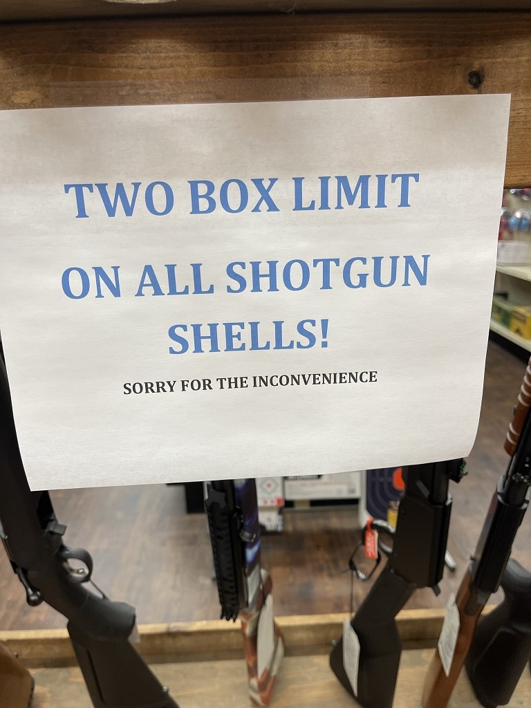 limit on ammo purchases