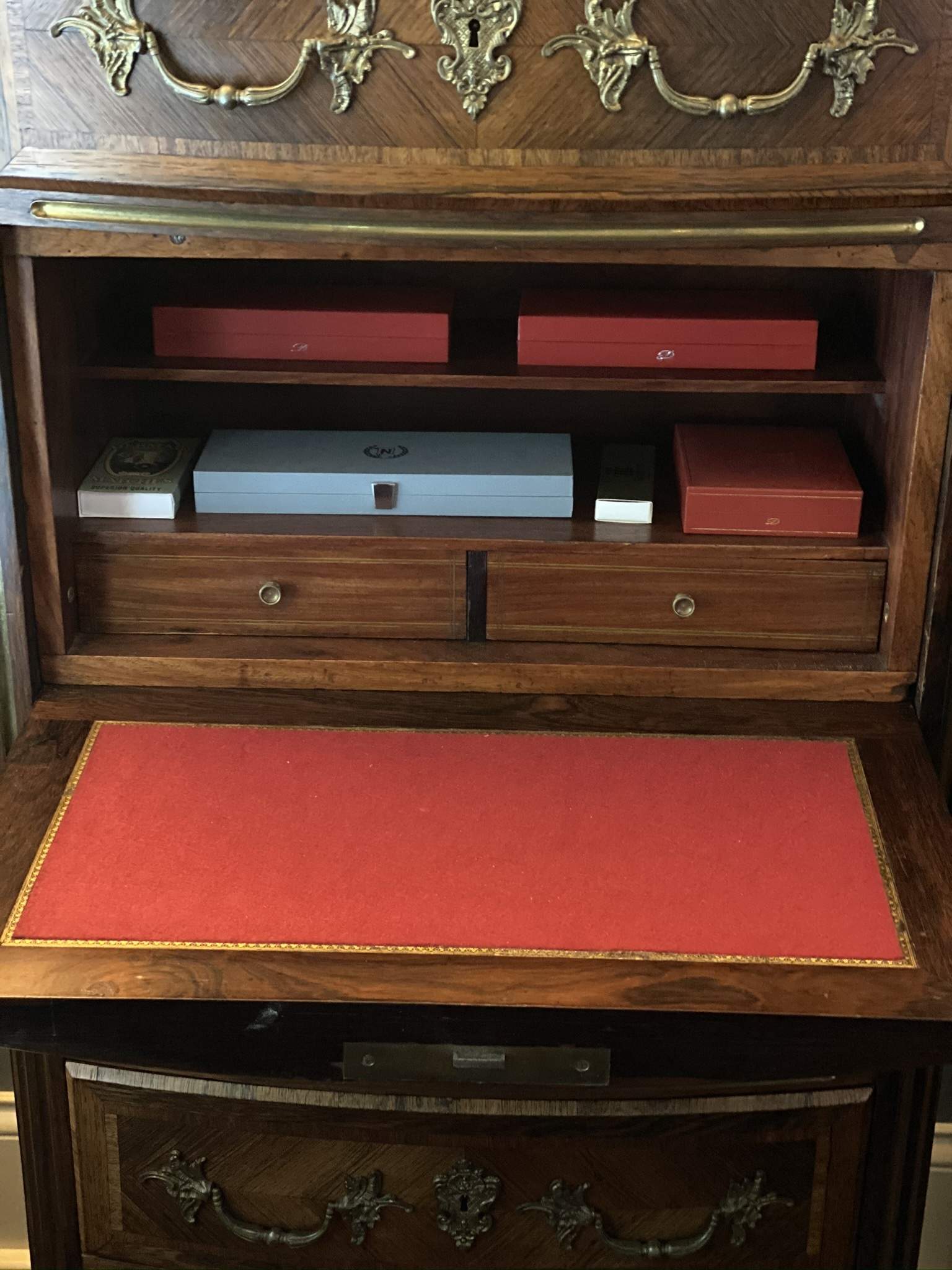 Extra Cabinet for Storage with Hidden Secretary