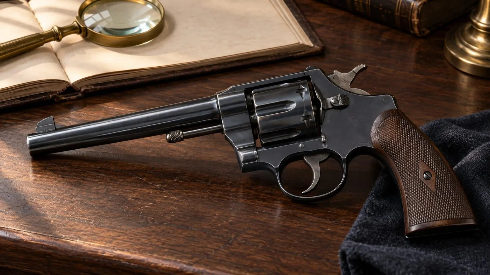 Colt New Service revolver serial-number research image