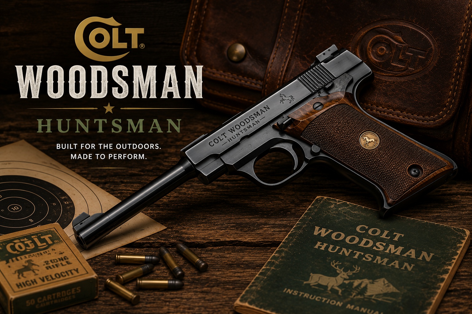 Colt Woodsman Huntsman collector hero image