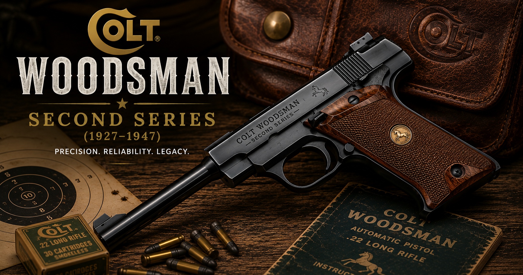 Colt Woodsman Second Series collector hero image