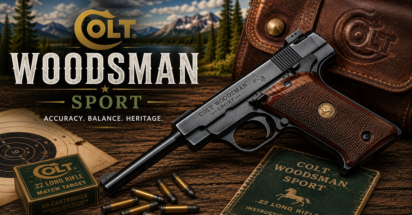 COLT WOODSMAN モデルガン Colt Woodsman Sport Model Guide | Identification, History