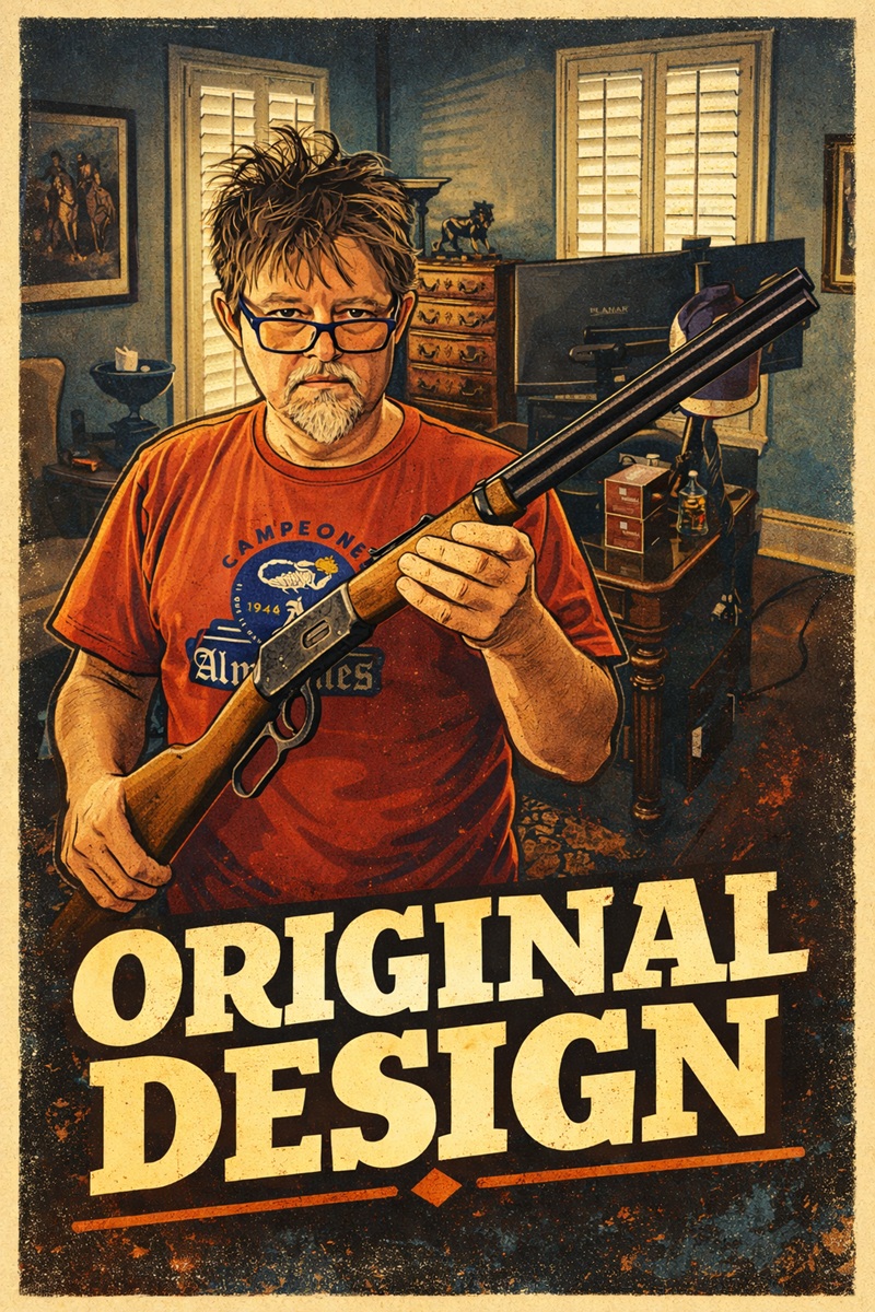 Greg holding a Winchester Model 94 rifle