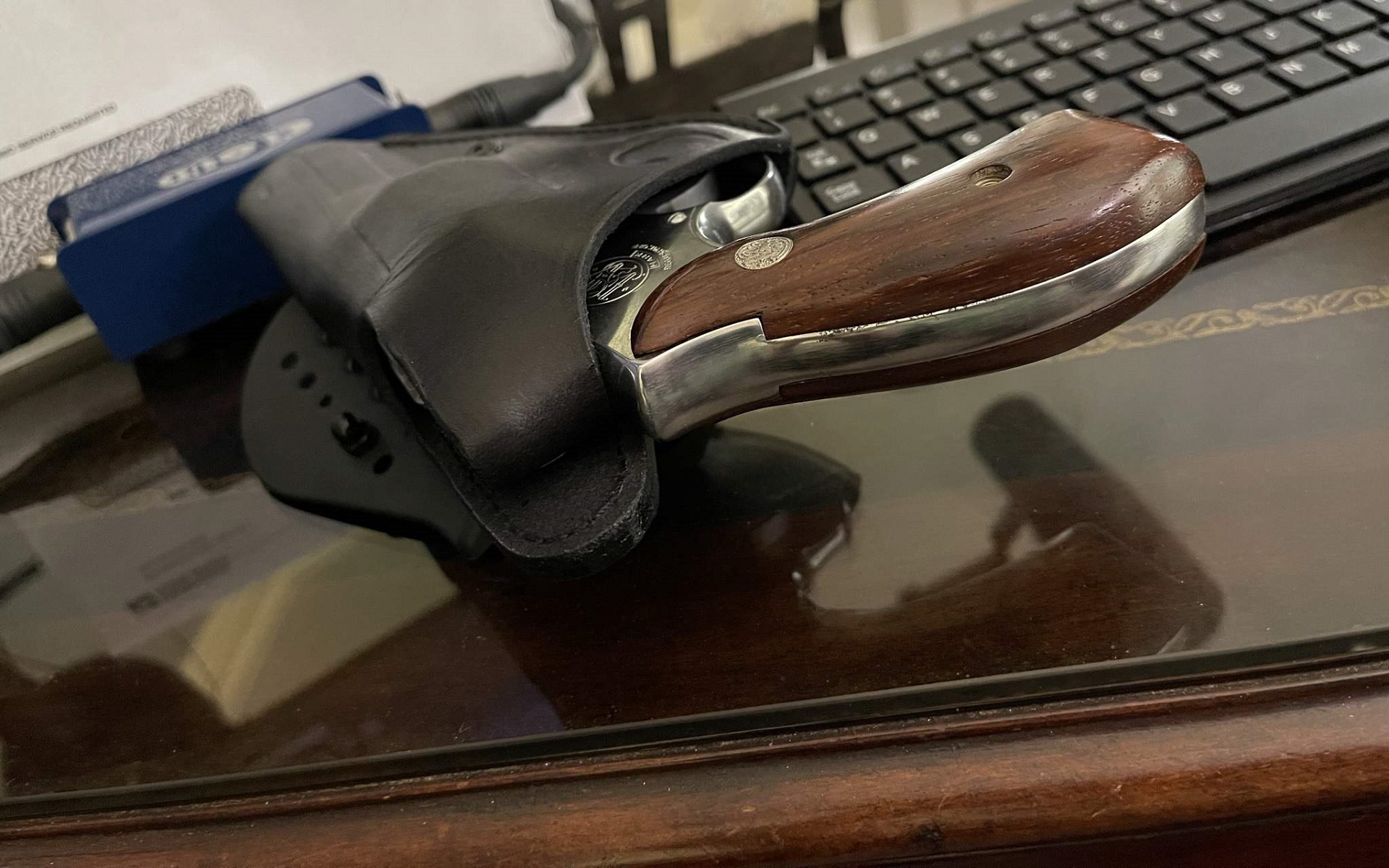OWB holster and revolver