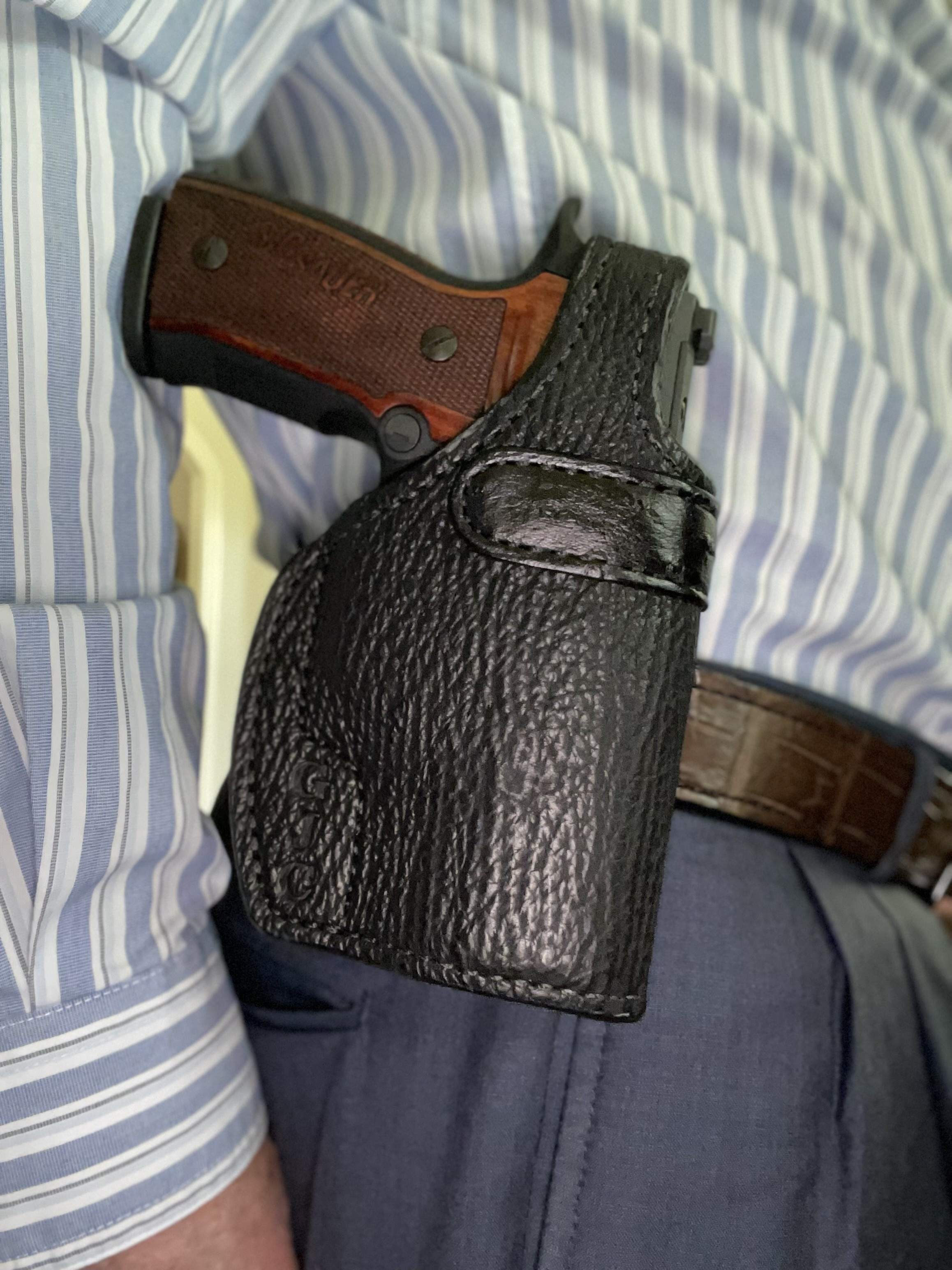 Sig in a Paddle Holster
