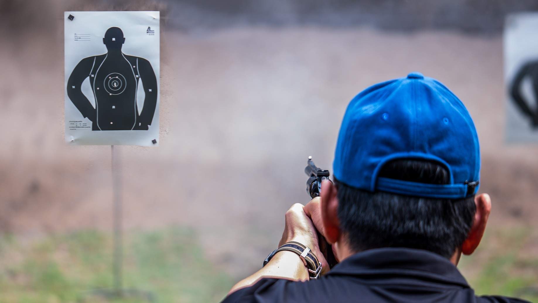 Target Practice at Shooting Range