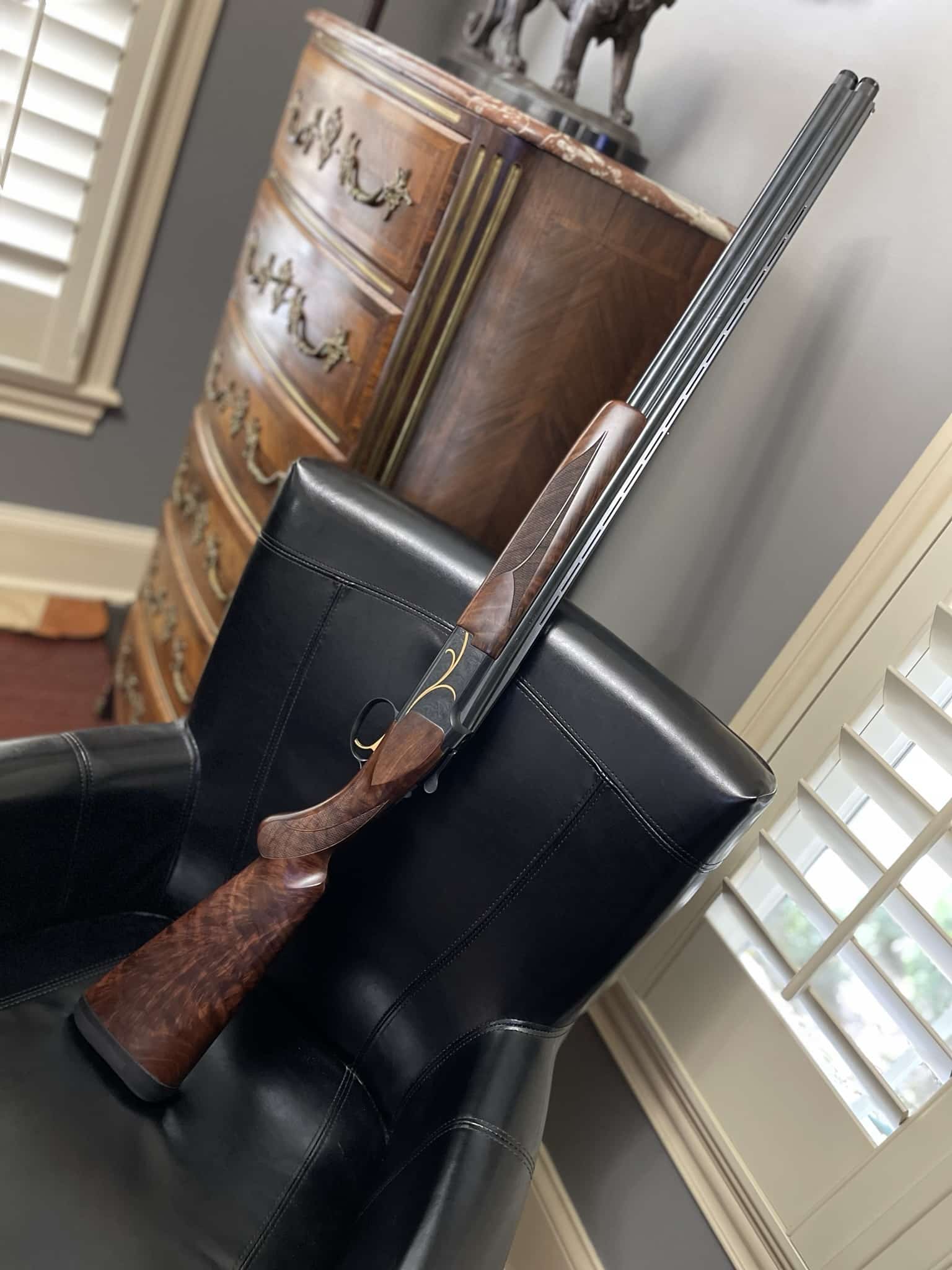 Browning Citori Gran Lightning shotgun barrels and receiver