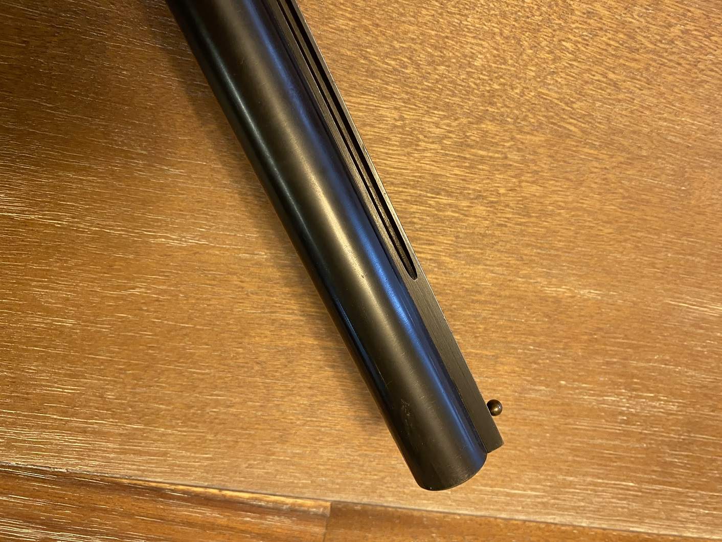 bead at tip of barrel