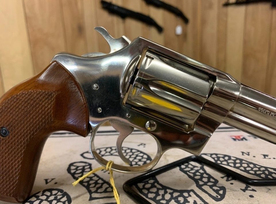 Colt Police Positive detail photograph showing late D-frame collector features