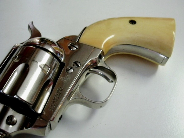 This Colt SAA Peacemaker is a prime example of the fixed cylinder