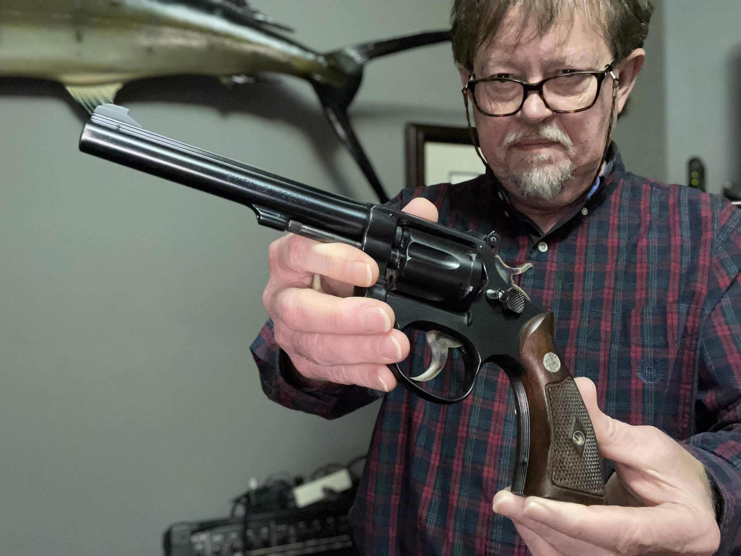 1948 Smith & Wesson K-22 detail photo