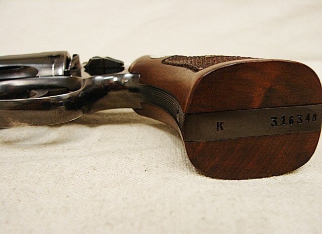 Third Model Butt showing Serial Number