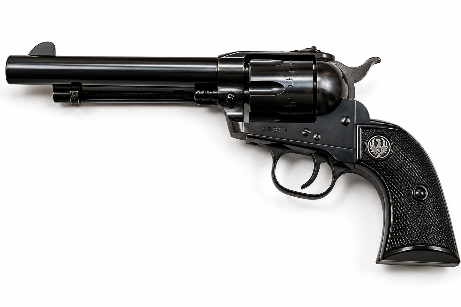 Alternate left-side view of Greg Cook's 1957 Ruger Flat Gate Single-Six