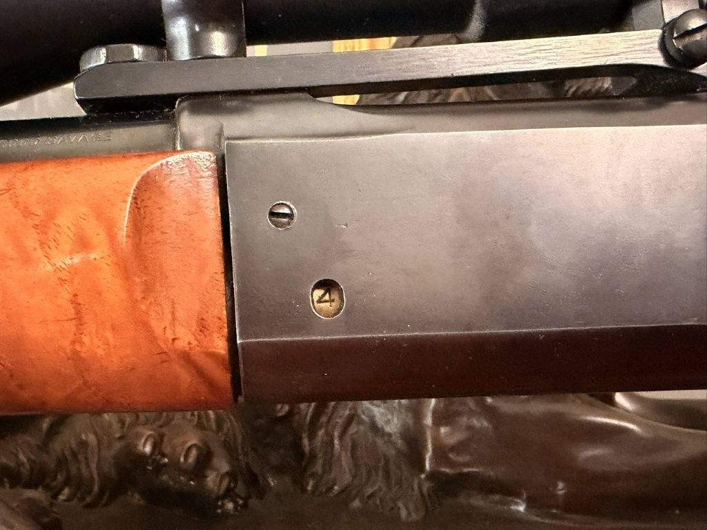 Savage Model 99 receiver and rotary magazine mechanism