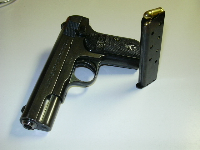 1903 Colt Pocket Hammerless with loaded magazine removed