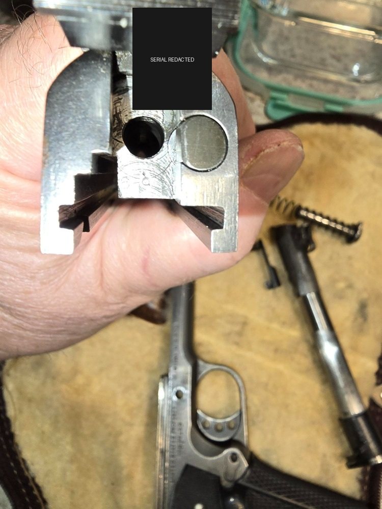 Hand-fit slide markings with identifying digits covered