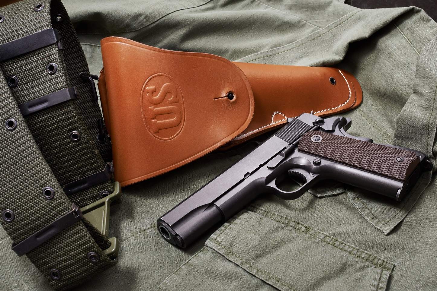 M1911 with holster