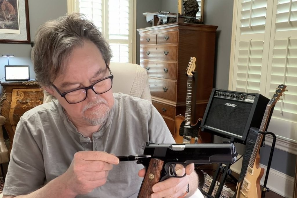 where to find the serial number on a Colt 1911