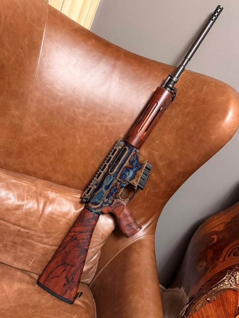 Turnbull TAR-40 displayed in a chair