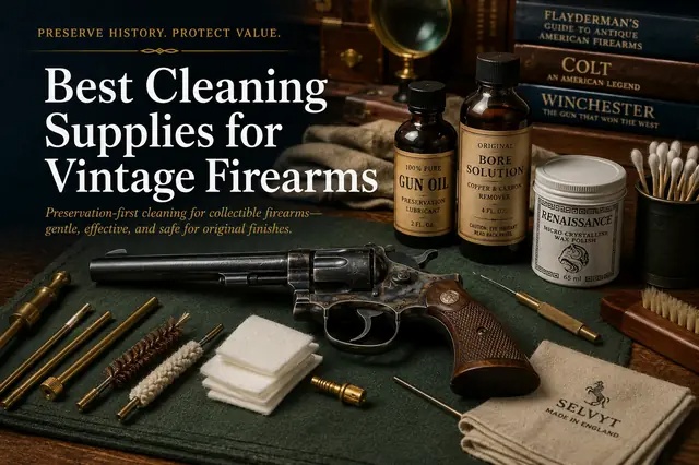 Gun cleaning supplies and preservation tools
