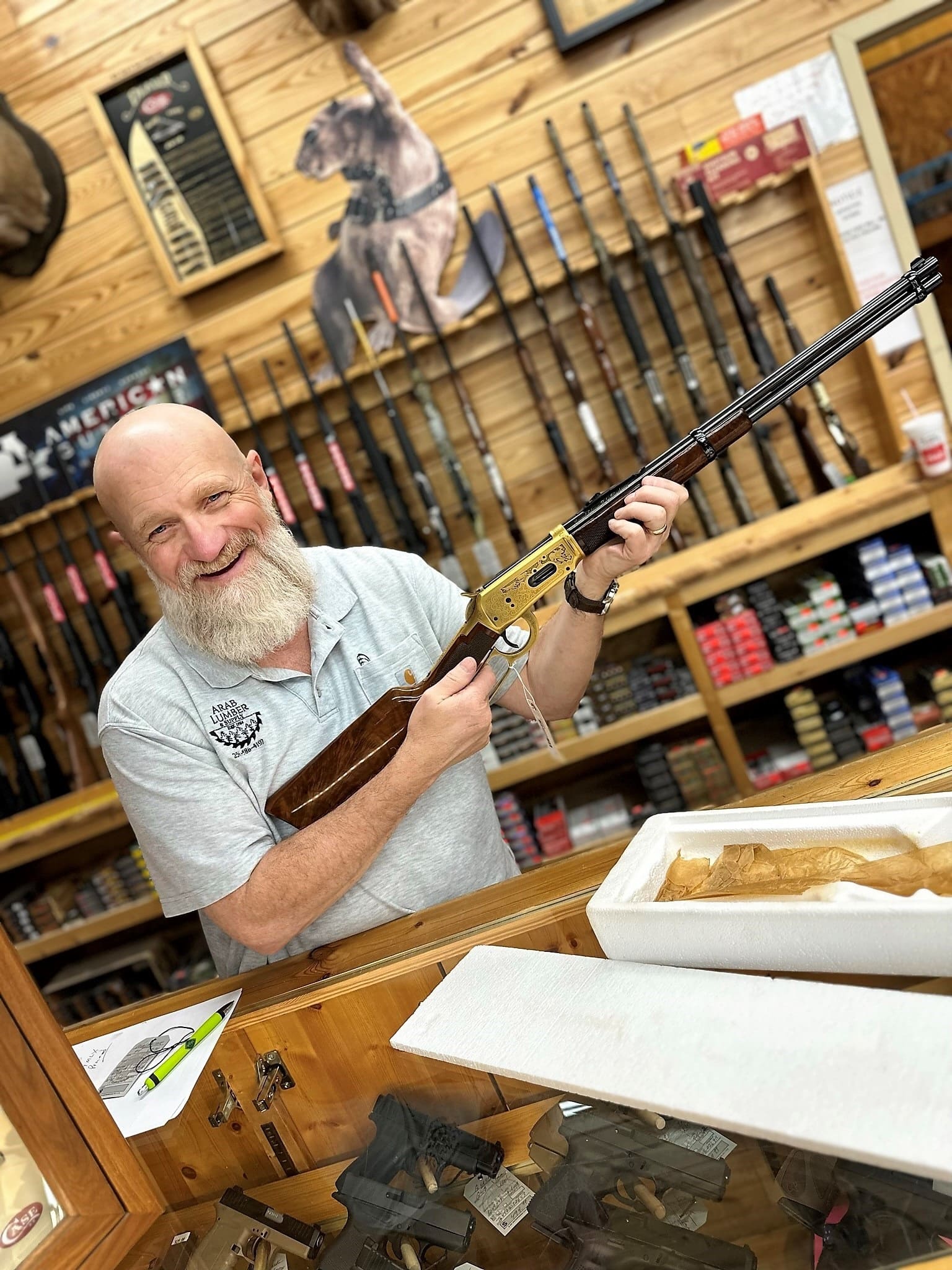 Scott, my FFL guy with the Winchester 94