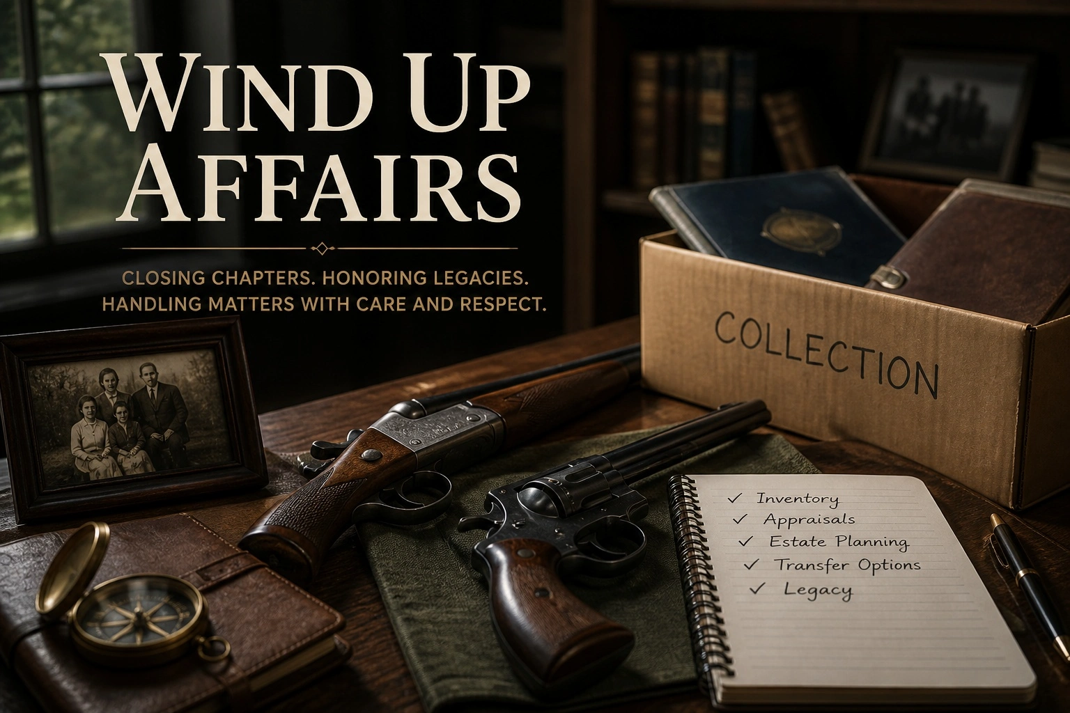 Gwinding up affairs